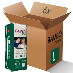 BamboPack 6x Bambo Dreamy Large, pro chlapce - 8-15let 35-50kg, 10ks