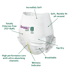 Bambo Nature Pants 8 19+ kg, 16ks
