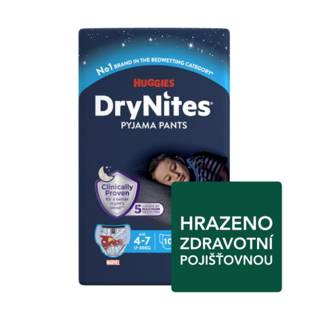 DryNites pro chlapce 4-7 let, 17-30kg 10ks