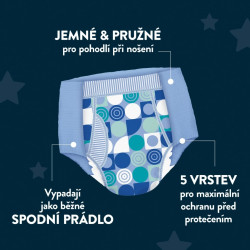 DryNites pro chlapce 8-13 let, 30-48kg 9ks